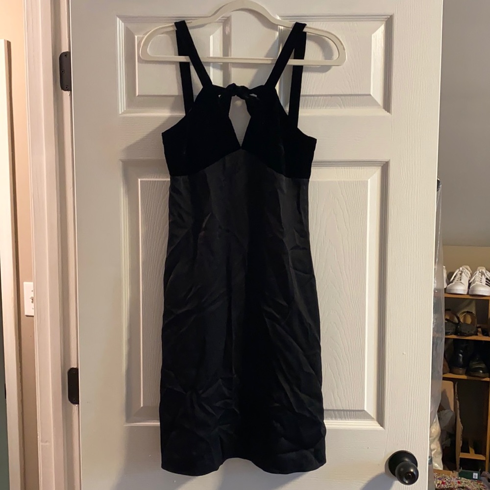 Tocca Silk & Velvet Dress